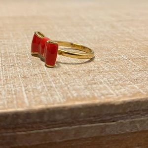 Kate Spade Red Bow Ring